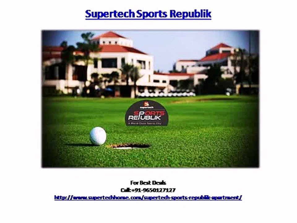 Supertech Sports Republik Apartments-Greater Noida West