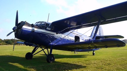 Roundtrip with Antonov AN2 over Sylt/Germany