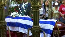 Uruguay: mourners pay tribute to acclaimed writer Eduardo Galeano