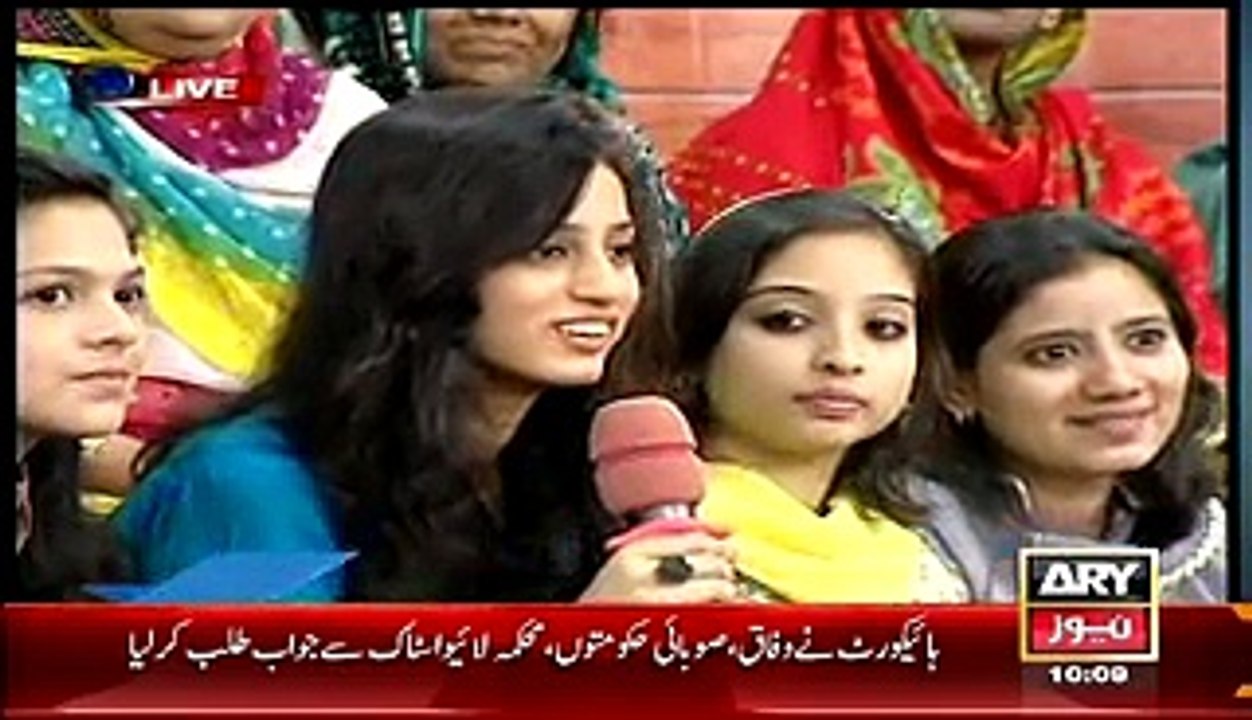 The Morning Show With Sanam Baloch on ARY News Part 3 - 15th April 2015