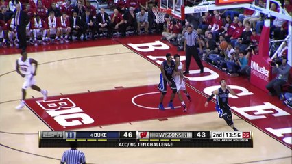 Duke vs Wisconsin   2014-15 ACC Men s Basketball Highlights