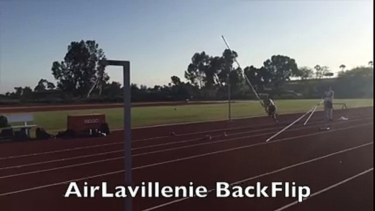 Faire un Backflip pendant un Saut à la perche à 5m de hauteur : AirLavillenie Backflip