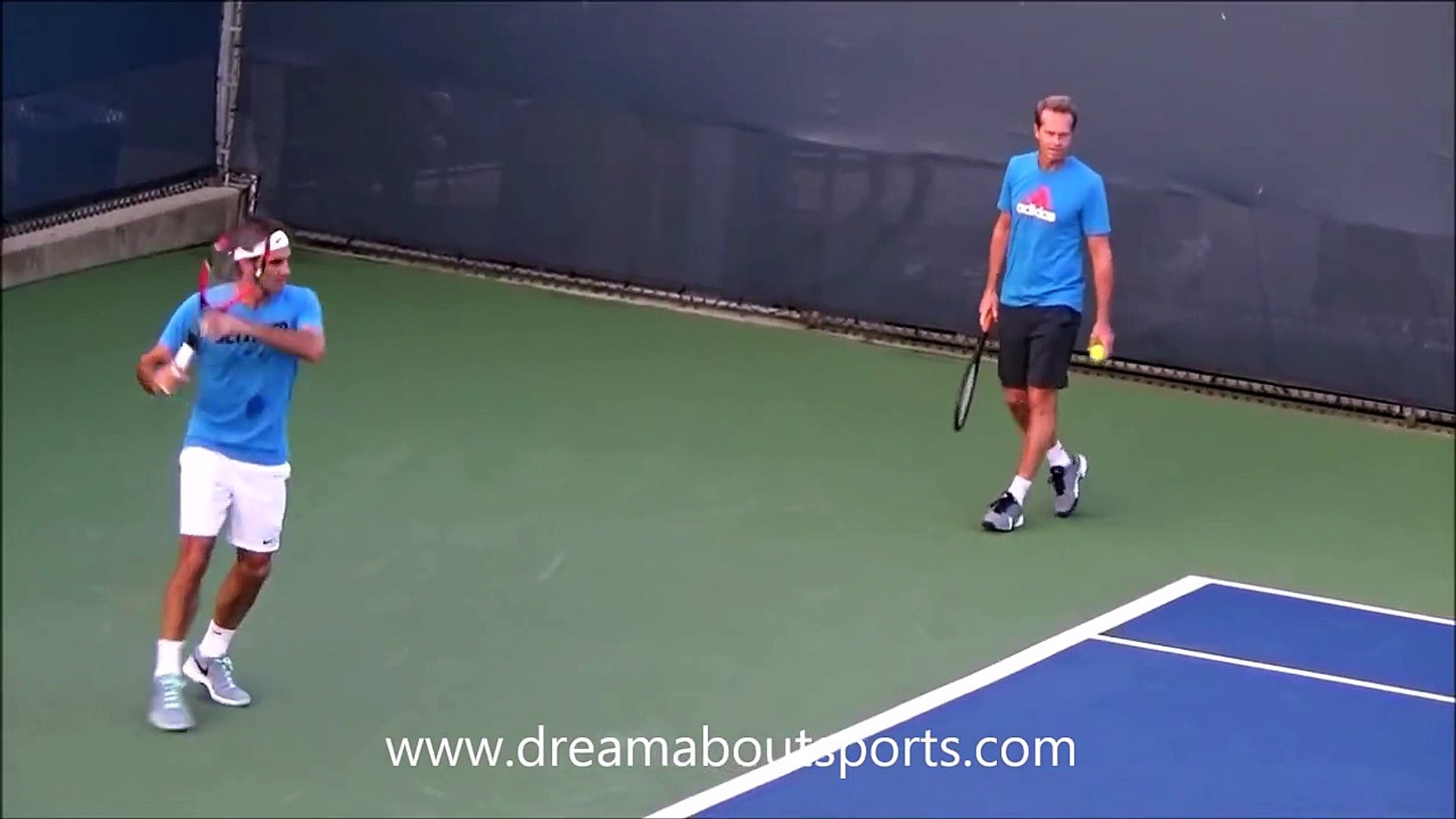 Roger Federer Forehand slow motion from practice session Cincinnati 2014 -  video Dailymotion