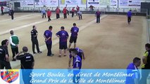 Huitièmes de finale du Grand Prix de la Ville, Sport Boules, Montélimar 2015