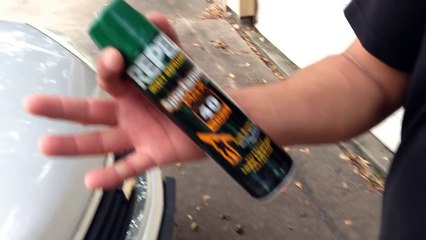 How to restore dingy headlights with bug spray!