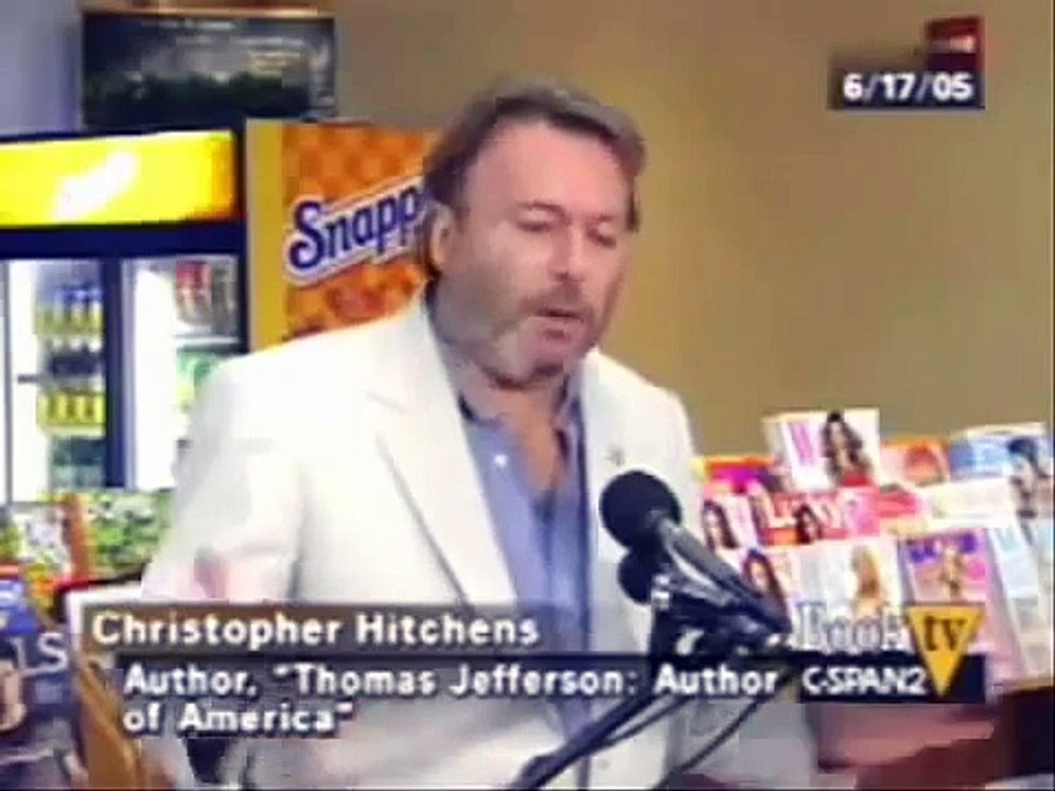 Christopher Hitchens on Noam Chomsky "He thought [USA] was all Genocides"