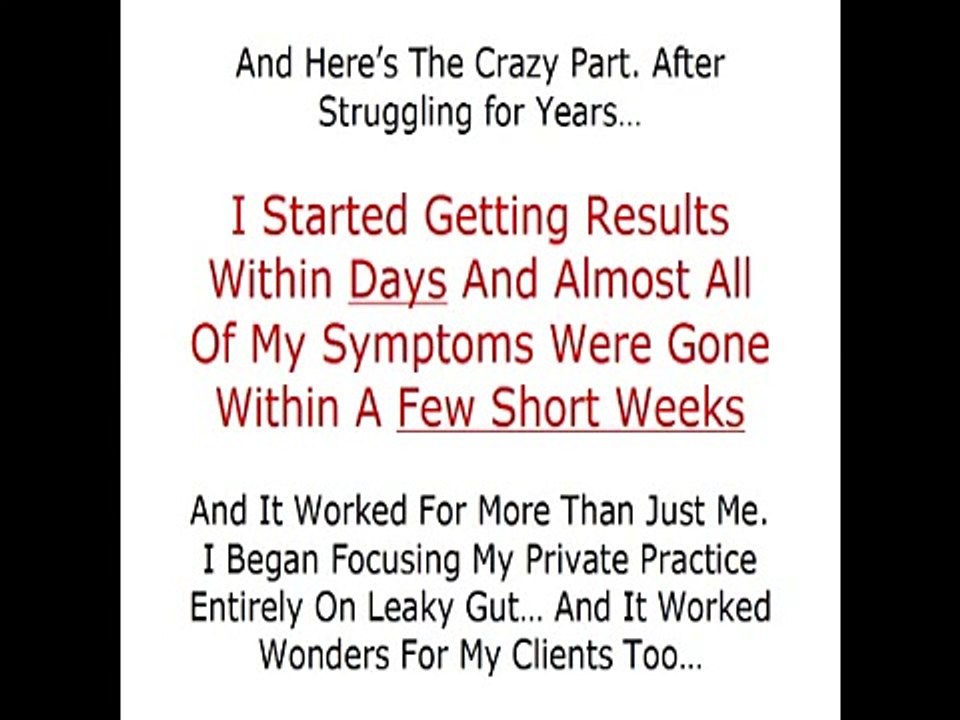 Leaky Gut Cure - Fastest Way to Cure Leaky Gut Syndrom