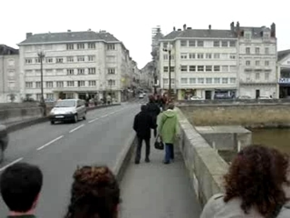 Visite d'Angers avant le match