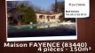 FAYENCE - Fayence : Villa 150 m² de plein pied avec piscine