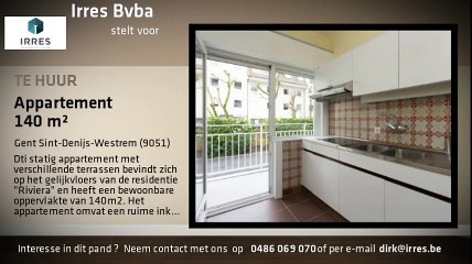 Te huur - Appartement - Gent Sint-Denijs-Westrem (9051) - 140m²