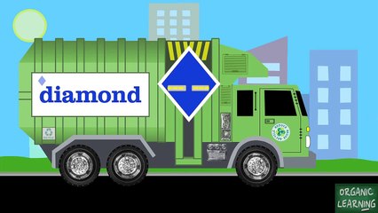 Learn Shapes Garbage Truck - Learning Garbage Trucks for Kids