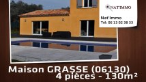 GRASSE - GRASSE : St Jacques :Villa récente 130 m² sur terrain 1200m² avec piscine