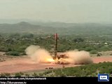 Dunya News-Pakistan successfully test fires Ghauri Missile