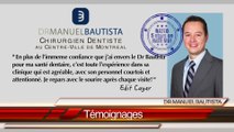 Dentiste Montreal centre-ville. Dr. Bautista 514-861-6106
