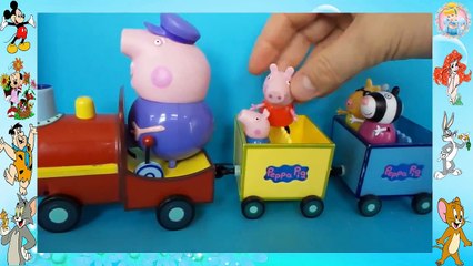 Peppa Pig huis bouwen met Peppa Pig George Daddy Pig en Mama Pig