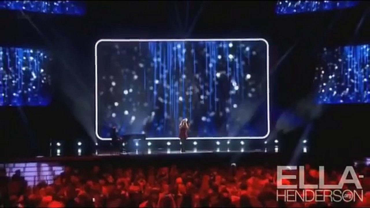 Ella Henderson performs "Believe" at the National Television Awards 2013 (23rd January)