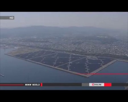 Japan's largest solar power plants