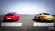 Drag Race : AMG GT S défie la 911 Carrera GTS