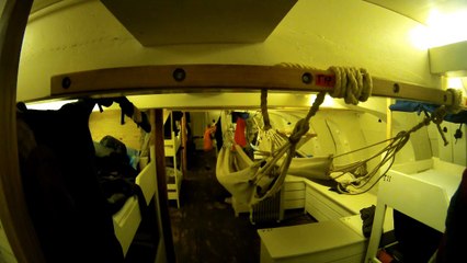 HISTOIRES LITTORALES | A bord de l'hermione :  visite des couchettes