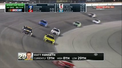 Quand AB Moteurs dévoile le vainqueur de la course trop tot. | NASCAR Texas 2015