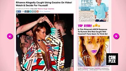 Rihanna Wants You To Know She's Not Using Cocaine in This Video