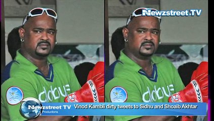 Vinod Kambli dirty tweets to Sidhu and Shoaib Akhtar....2