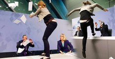 Kadın Eylemci Avrupa Merkez Bankası Başkanı Draghi'ye Saldırdı