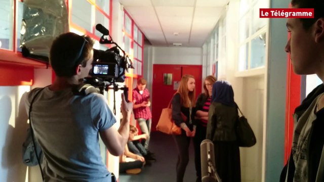 Quimper. Tournage d'un court-métrage sur l'après Charlie