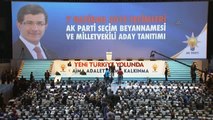 Başbakan Davutoğlu, Milletvekili Adaylarını Tanıttı