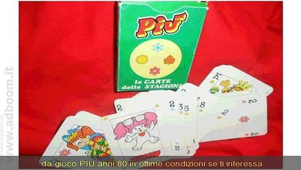 Descargar video: COMO, CANTU'   CARTE DA GIOCO PIU ANNI 80 EURO 7