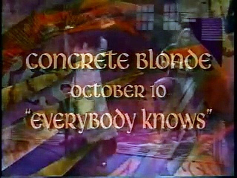 Concrete Blonde - Everybody Knows (live)