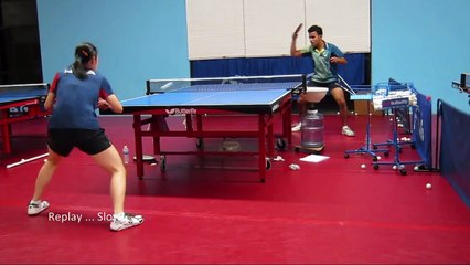 Table tennis training: Ariel Hsing style