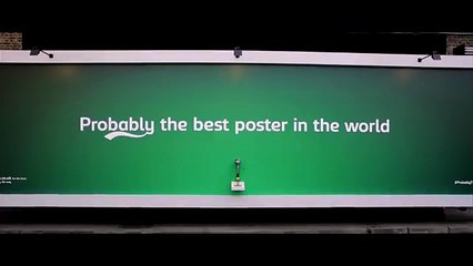 Fold7 Londres, Mission Media pour Carlsberg - «Probably the best poster in the world» - avril 2015
