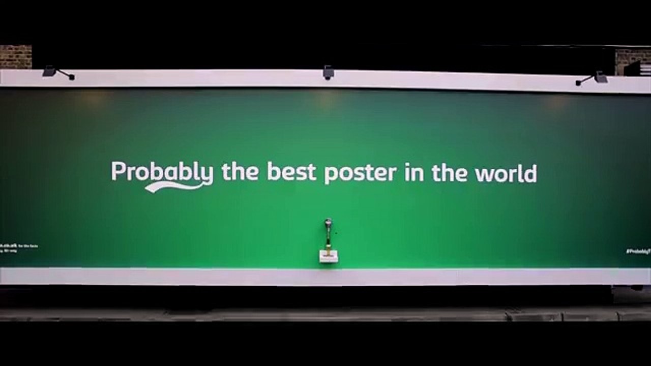 Fold7 Londres, Mission Media pour Carlsberg - «Probably the best poster in the world» - avril 2015