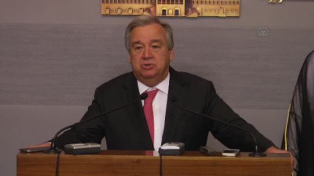 BM Mülteciler Yüksek Komiseri Guterres