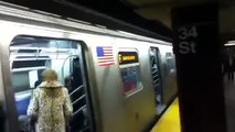 R160A-2 F Local Train @ 34th Street-Herald Square