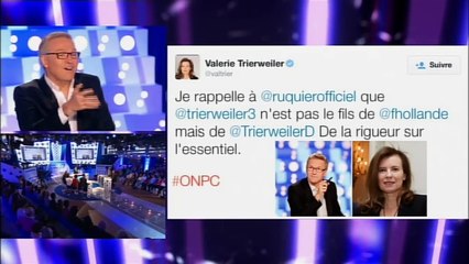 Laurent Ruquier s'exprime sur les tweets échangés avec Valérie Trierweiler