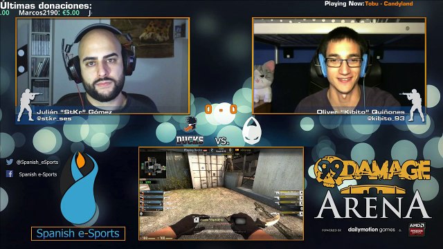 CSGO: Spanish e-Sports - 99Damage ARENA - X6tence Vs Space Soldiers 2/3 (REPLAY)
