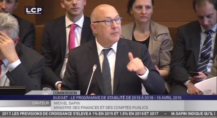 TRAVAUX ASSEMBLEE 14E LEGISLATURE : Audition de Michel Sapin et Christian Eckert sur le programme de stabilité pour les années 2015 à 2018