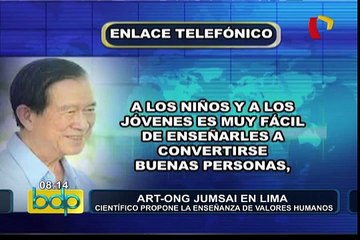 Art-Ong Jumsai en Lima: científico propone la enseñanza de valores humanos (2/2)
