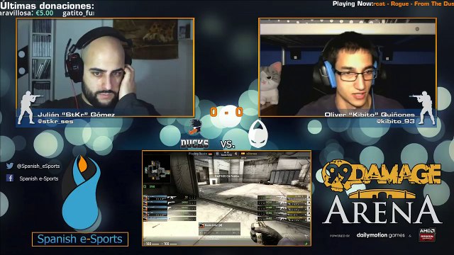CSGO: Spanish e-Sports - 99Damage ARENA - Playing Ducks Vs X6tence 1/3 (REPLAY)