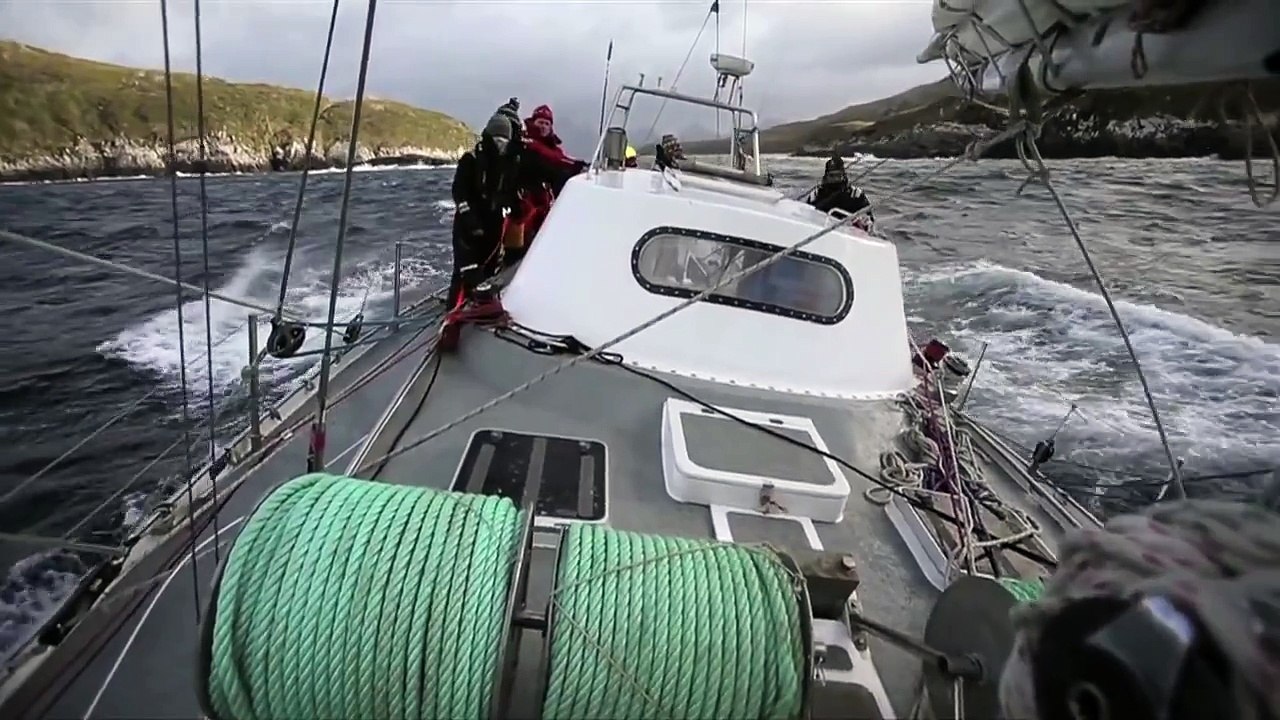 Heavy weather sailing round Cape Horn