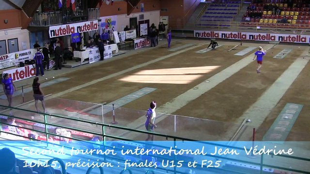 Finale F25, tir de précision, Second tour international Jean Védrine, Sport Boules, Saint-Vulbas 2015