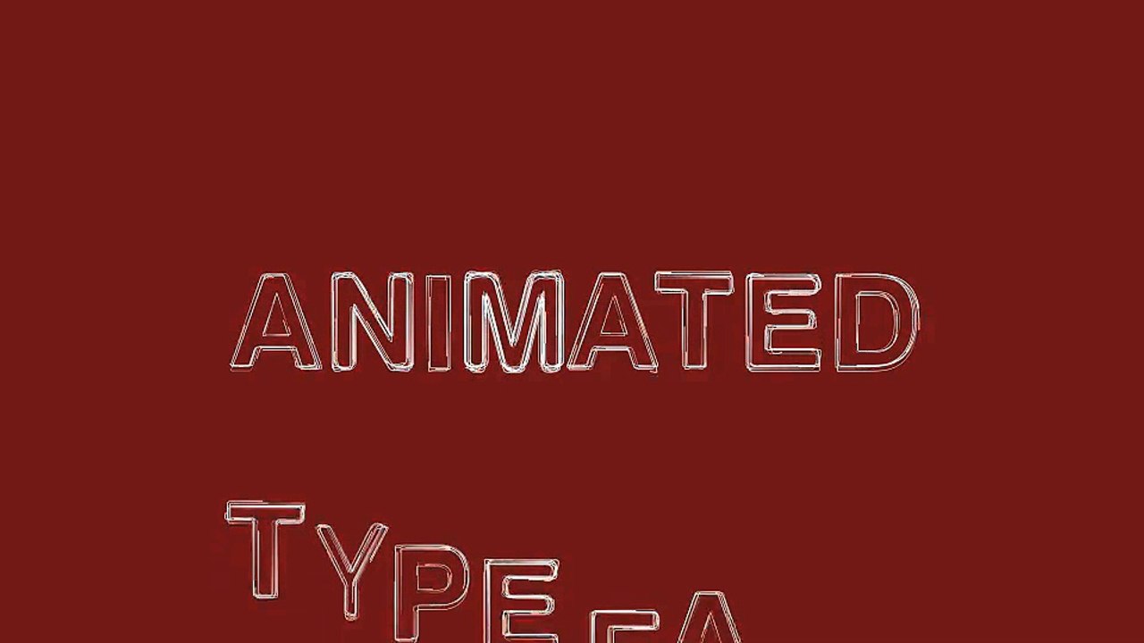 After Effects Project Files - Animated Typeface - VideoHive 8934650