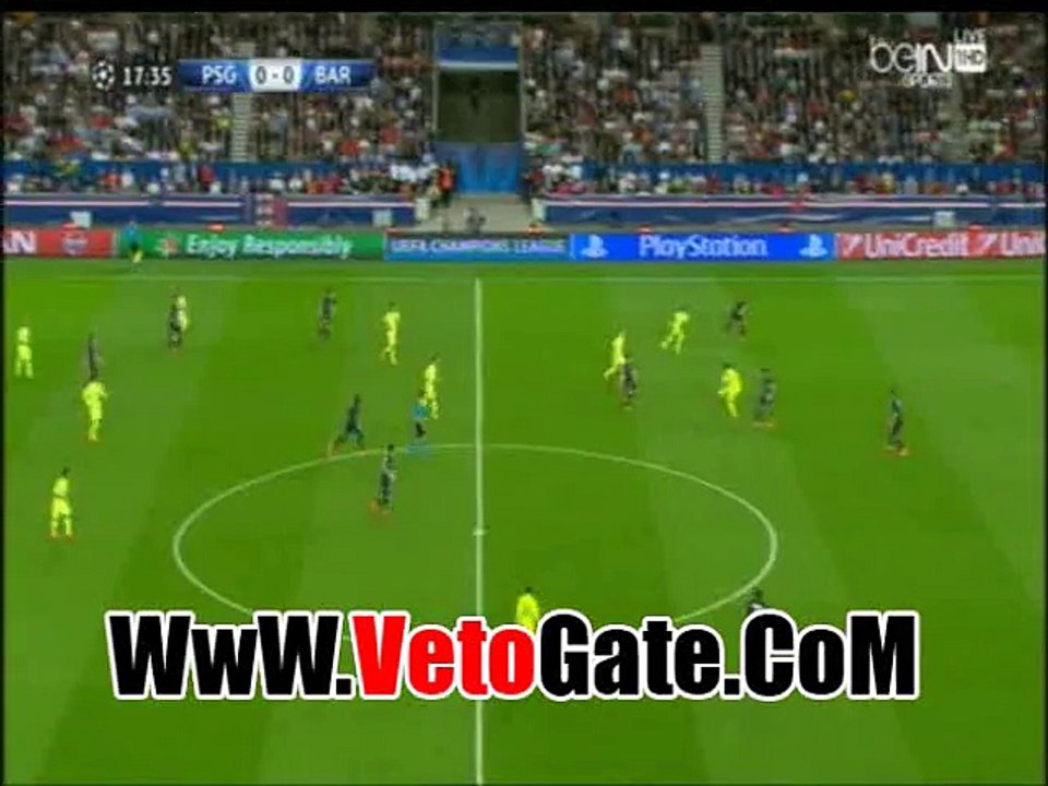 الهدف الاول لبرشلونه فى باريس سان جيرمان