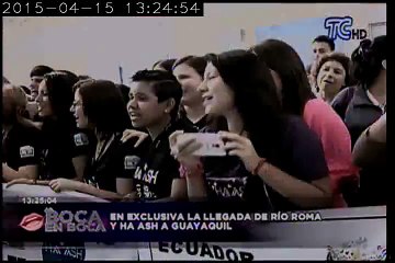 Llegada de Ha Ash y Rio Roma