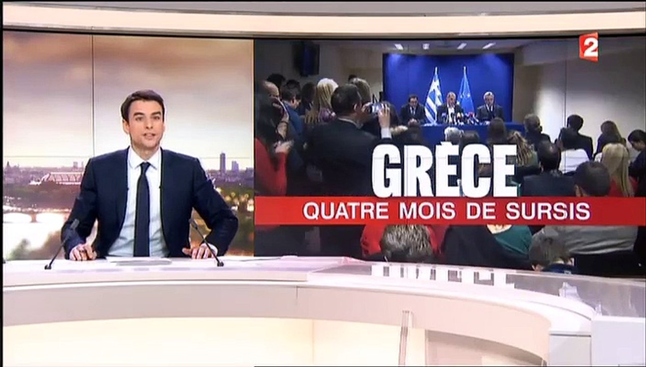 Grèce Allemagne sursis 4 mois Journal_France 2_2015_02_21