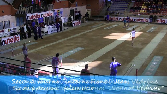 Finale U15, tir de précision, Second tour international Jean Védrine, Sport Boules, Saint-Vulbas 2015