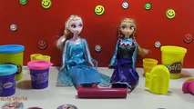 Play Doh Princess Elsa and Anna Ice Cream ♥ Frozen Play Doh Ice Cream Maker Anna and Elsa
