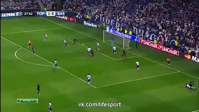 Thiago Alcantara Goal ~ Porto 2-1 Bayern Munich ~ 15.04.2015 ~ Champions League